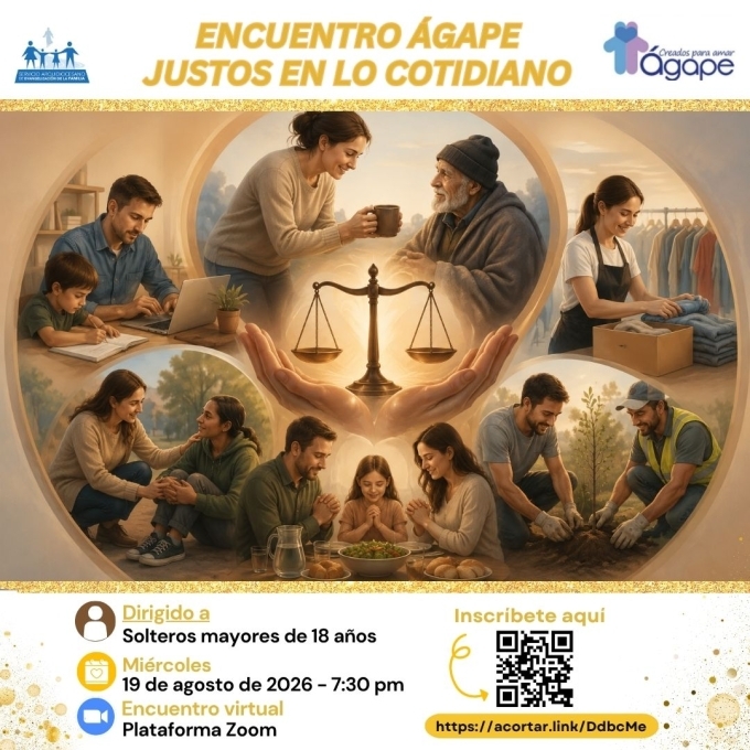 ÁGAPE Agosto 2026
